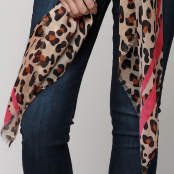 CLEARANCE! Ruggine Leopard Print Scarf | Wrap | Head Scarf NEW! - Picture 8 of 12